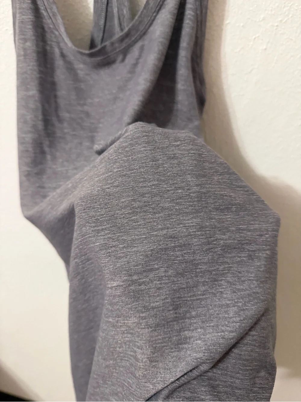 lululemon athletica Gray Racerback Yoga Tank